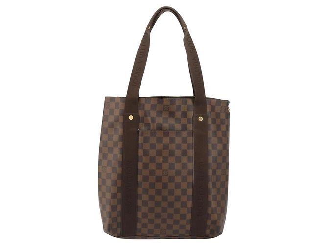 LOUIS VUITTON Borsa Tote Cabas Bobur Damier Ebene N52006 LV Auth BA8826 - vista 13