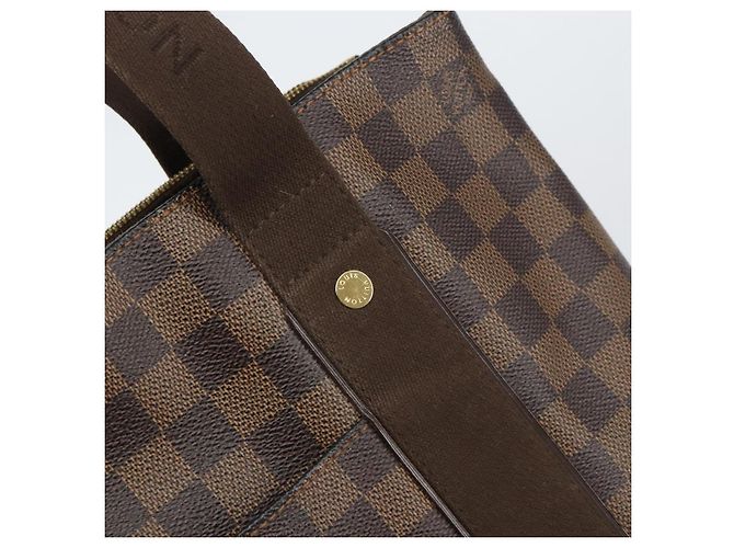 LOUIS VUITTON Borsa Tote Cabas Bobur Damier Ebene N52006 LV Auth BA8826 - vista 17