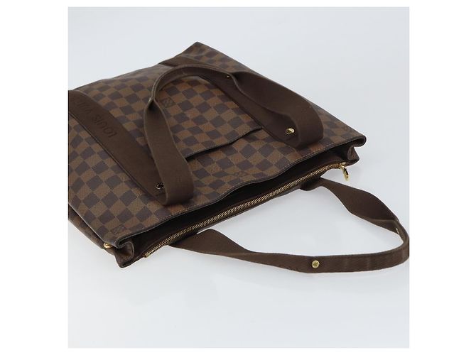LOUIS VUITTON Borsa Tote Cabas Bobur Damier Ebene N52006 LV Auth BA8826 - vista 6