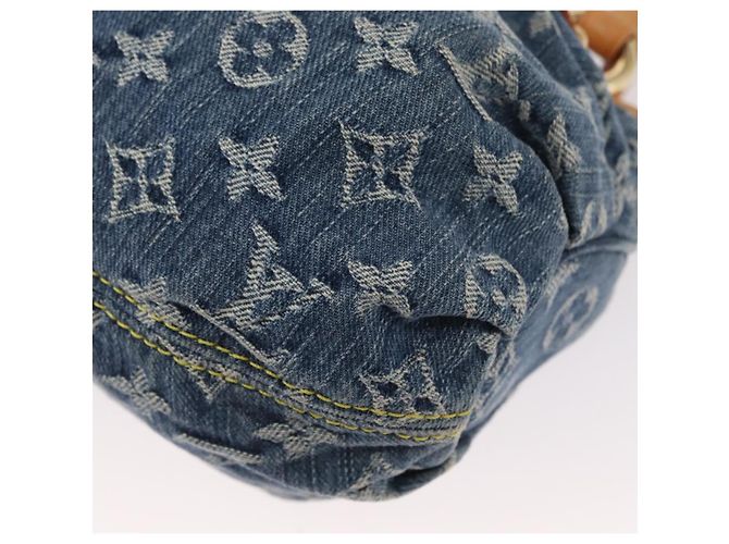 LOUIS VUITTON Borsa a mano Preity in denim Monogram blu M95020 LV Auth 157975SAV - vista 17