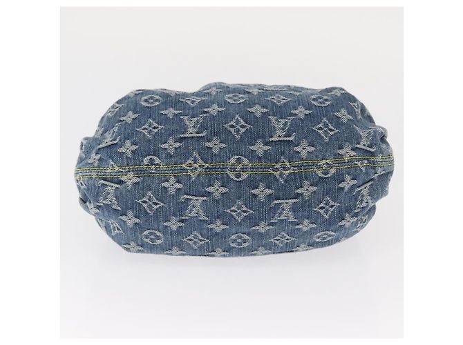 LOUIS VUITTON Borsa a mano Preity in denim Monogram blu M95020 LV Auth 157975SAV - vista 5