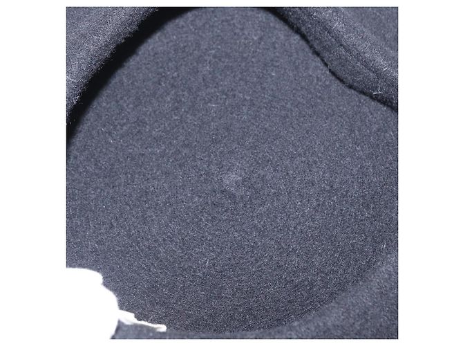 CHANEL 1998 COCO Berretto in Lana Nero CC Auth 157877SM - vista 8