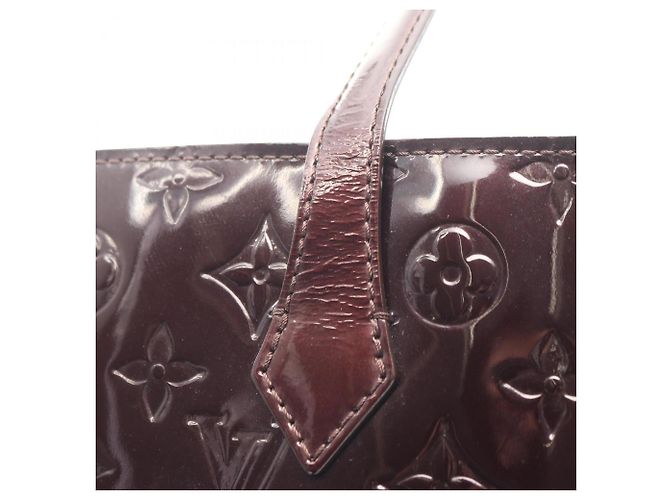 Borsa Tote Wilshire MM di Louis Vuitton Bordò Porpora - vista 7