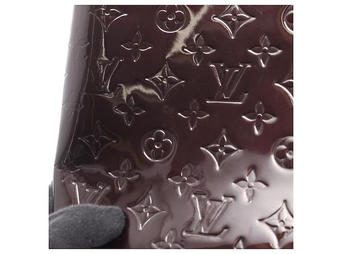Borsa Tote Wilshire MM di Louis Vuitton Bordò Porpora - vista 8