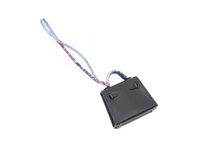 Charm per borsa Hermès Kelly Twilly Nero Blu Multicolore - vista 2