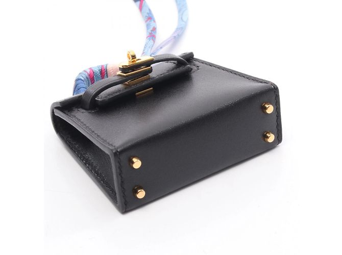 Charm per borsa Hermès Kelly Twilly Nero Blu Multicolore - vista 6