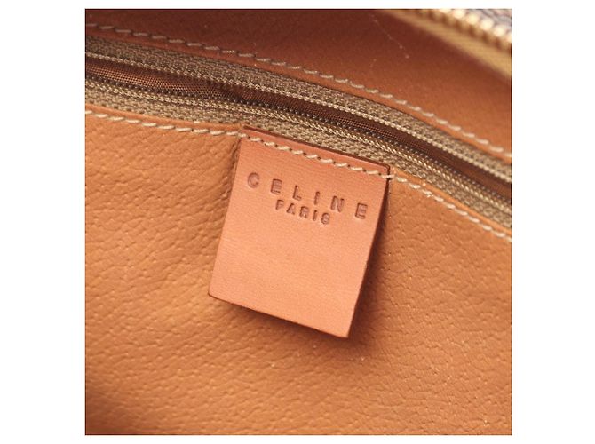 Céline Bolsa Celine Macadam em marrom - vista 4