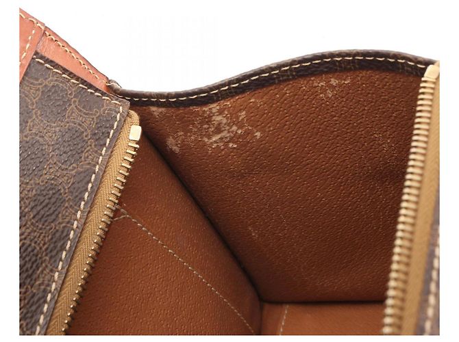 Céline Bolsa Celine Macadam em marrom - vista 5