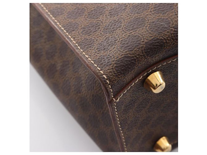Céline Bolsa Celine Macadam em marrom - vista 8