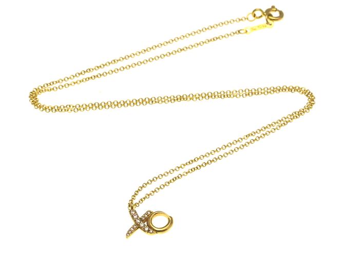 Tiffany & Co Collar Péndulo de Oro Rosa con Diamante Tiffany Love & Kisses - vista 13