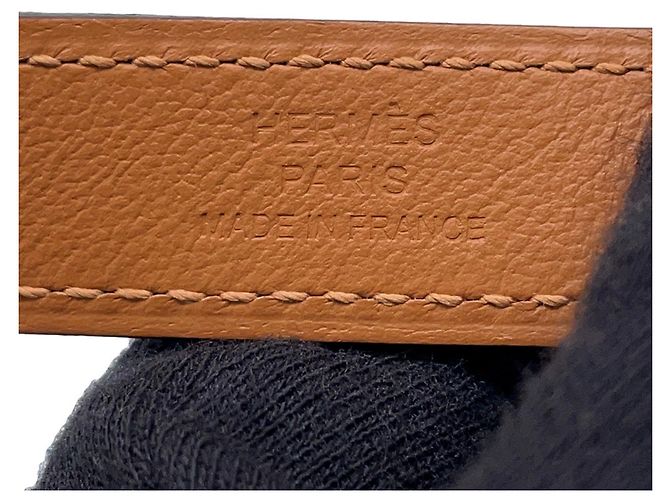 Hermès Kelly Gürtel aus Epsom-Leder - Ansicht 11