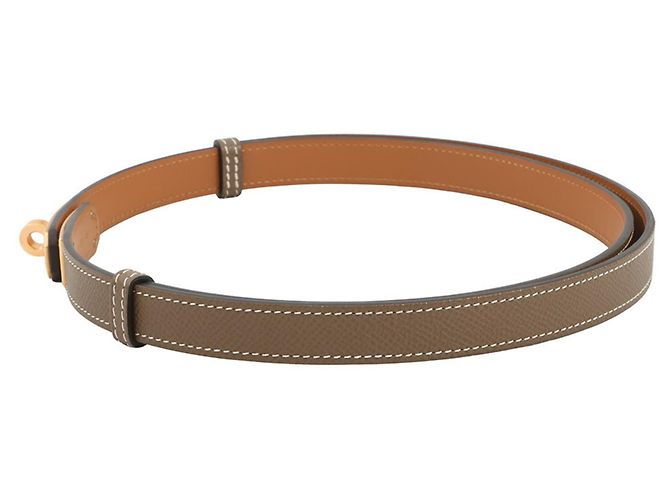 Hermès Kelly Gürtel aus Epsom-Leder - Ansicht 2