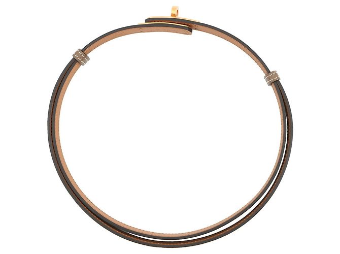 Hermès Kelly Gürtel aus Epsom-Leder - Ansicht 3