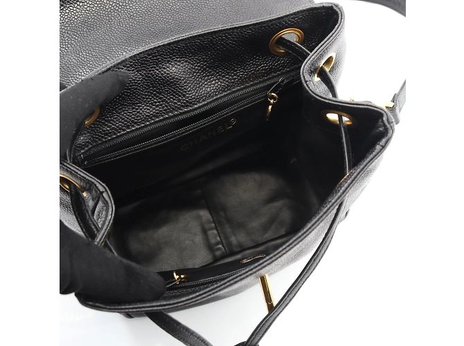 Chanel Coco Mark Rucksack Schwarz - Ansicht 3