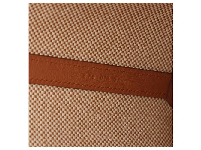 Borsa tote Hermès H Ambié GM Marrone Beige - vista 5