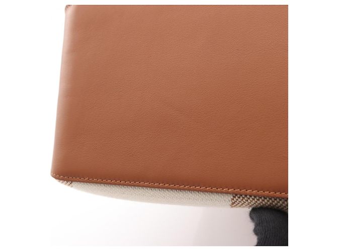 Borsa tote Hermès H Ambié GM Marrone Beige - vista 6