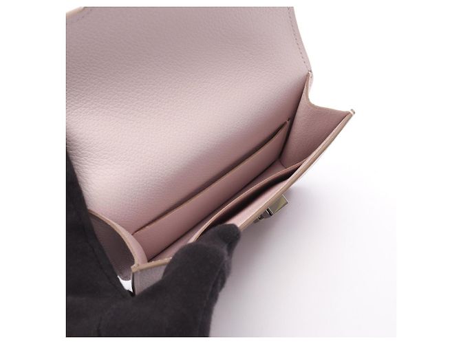 Hermès Billetera Bifold Slim Constance Hermes Rosa - vista 3