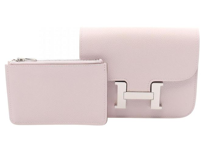 Hermès Billetera Bifold Slim Constance Hermes Rosa - vista 6