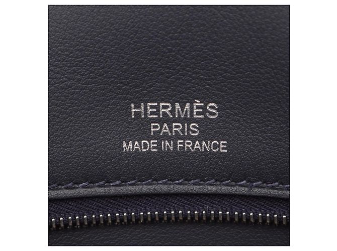 Borsa da lavoro con tracolla Plume di Hermès Blu navy - vista 4