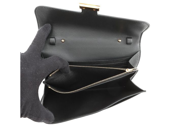 Hermès Constance To-Go Lang Wallet Schwarz - Ansicht 5