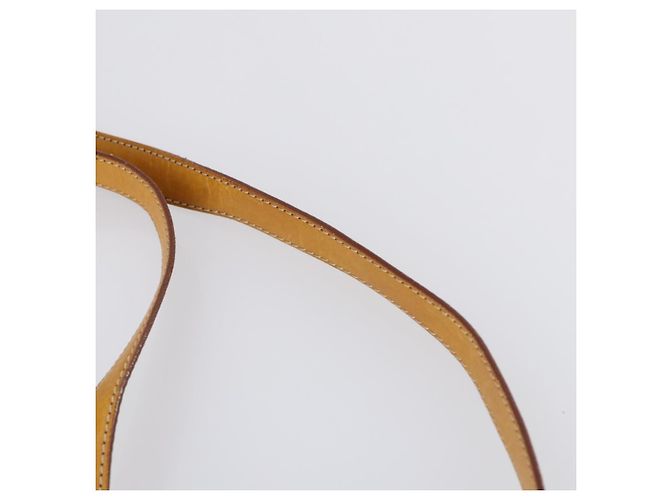 Céline Borsa a mano in tela Macadam CELINE in pelle PVC 2 in 1 marrone oro Auth 154376 D'oro - vista 14