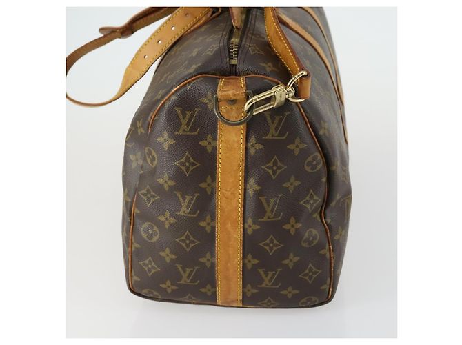 LOUIS VUITTON Monogram Keepall Bandouliere 45 Boston Bag M41418 LV Auth 155169 - view 3