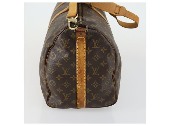 LOUIS VUITTON Monogram Keepall Bandouliere 45 Boston Bag M41418 LV Auth 155169 - view 4