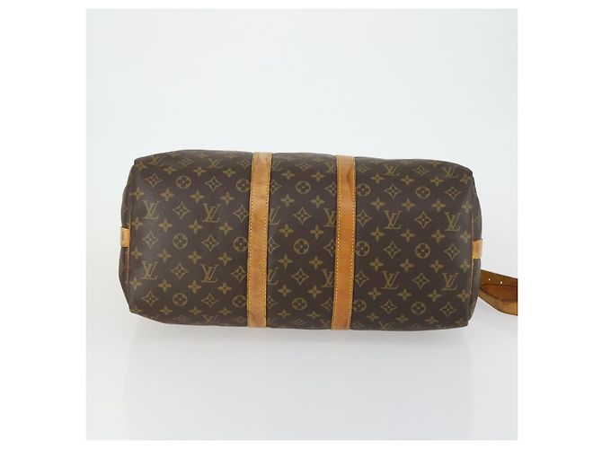 LOUIS VUITTON Monogram Keepall Bandouliere 45 Boston Bag M41418 LV Auth 155169 - view 5