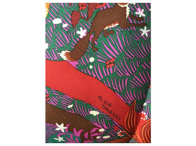Foulard Hermès In An English Garden di Alice Shirley Multicolore - vista 3