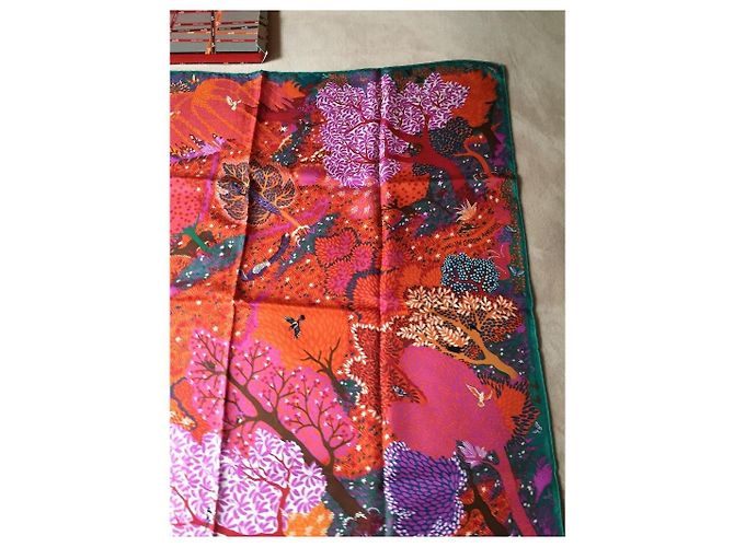 Foulard Hermès In An English Garden di Alice Shirley Multicolore - vista 8