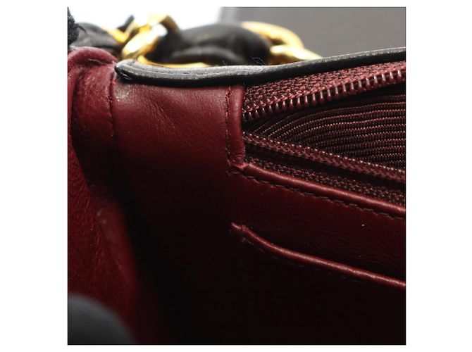 Borsa a Spalla V-Stitch di Chanel Nero - vista 6