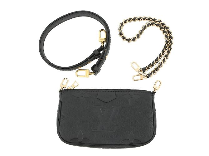 Multi Pochette Accessori Monogram Empreinte Louis Vuitton Nero - vista 19