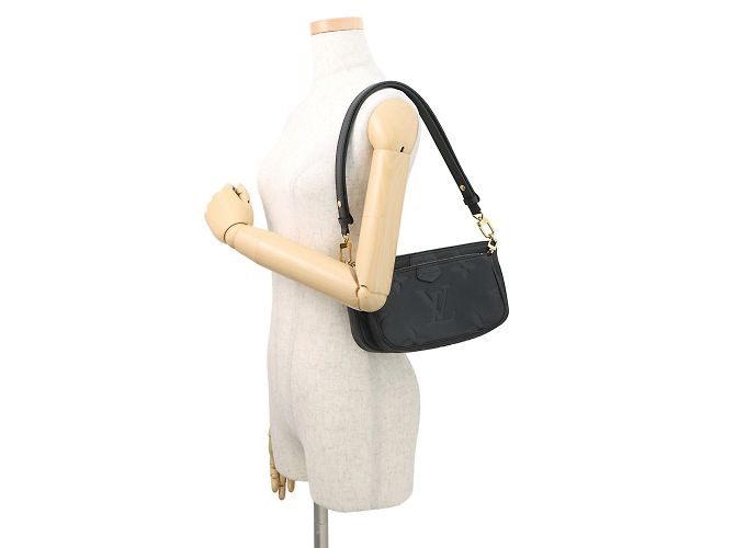Multi Pochette Accessori Monogram Empreinte Louis Vuitton Nero - vista 4