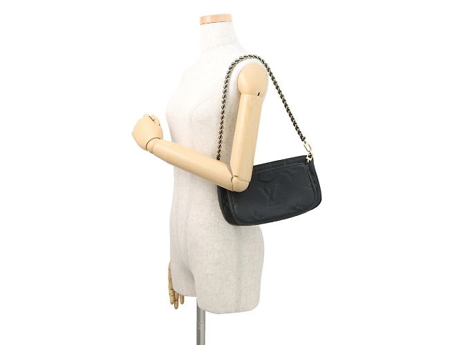Multi Pochette Accessori Monogram Empreinte Louis Vuitton Nero - vista 5