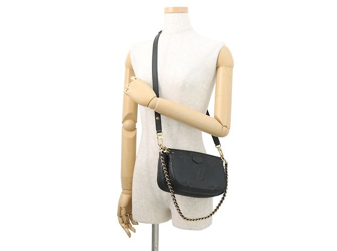 Multi Pochette Accessori Monogram Empreinte Louis Vuitton Nero - vista 6