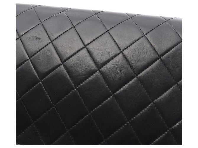 Borsa a Spalla Chanel Matelassé con Patta Completa Nero - vista 7