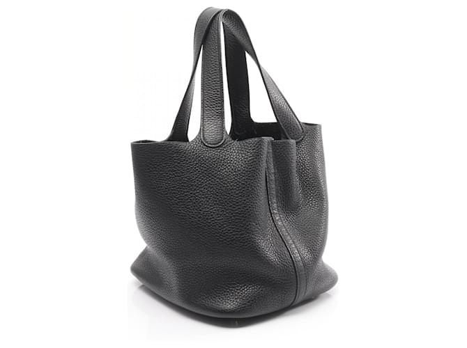 Borsa Hermès Picotin Lock MM Nero - vista 2