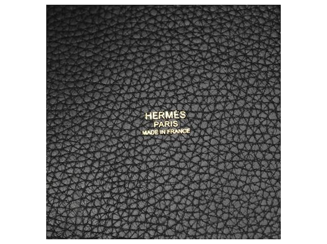 Borsa Hermès Picotin Lock MM Nero - vista 4