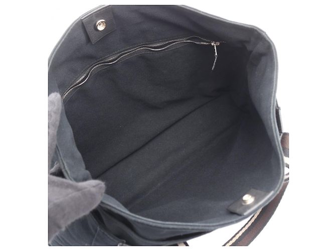 Borsa Tote Hermès Troca Horizontal MM Nero - vista 3