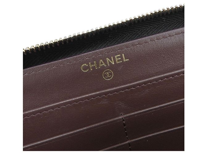 Timeless Cartera larga clásica atemporal Chanel Coco Mark Matelassé Negro - vista 10