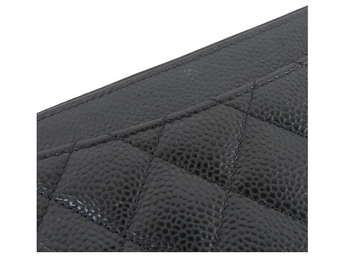 Timeless Cartera larga clásica atemporal Chanel Coco Mark Matelassé Negro - vista 7