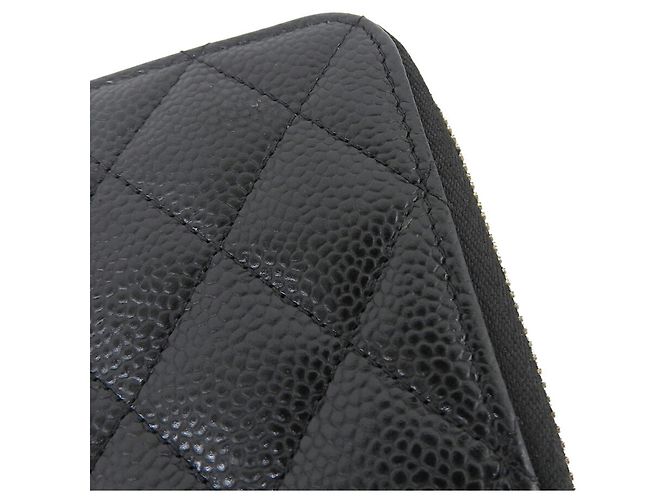 Timeless Cartera larga clásica atemporal Chanel Coco Mark Matelassé Negro - vista 8