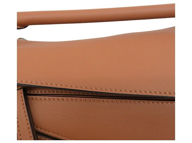 Borsa a mano Loewe Puzzle Medium in pelle Marrone - vista 6
