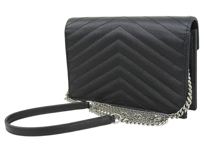 Sac à bandoulière Cassandra Envelope de Saint Laurent - vue 2