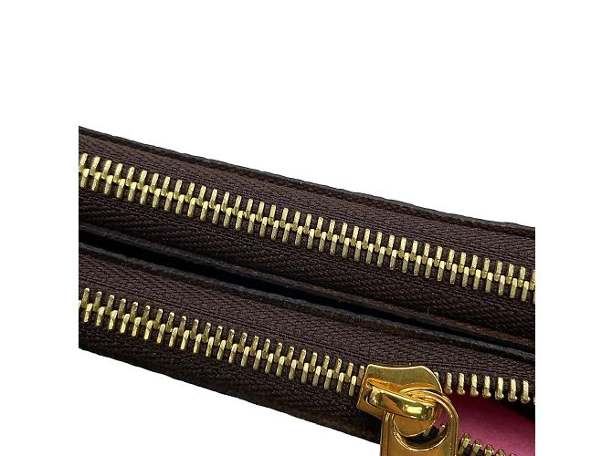 Borsa a Spalla Louis Vuitton Monogram Vivienne Pochette Double Zip Chain Rosa - vista 9
