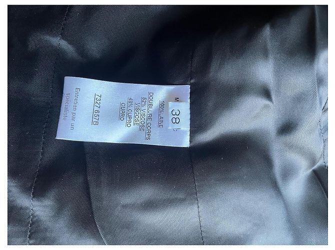 Balmain Wool Double-Breasted Jacket Dark green - view 5