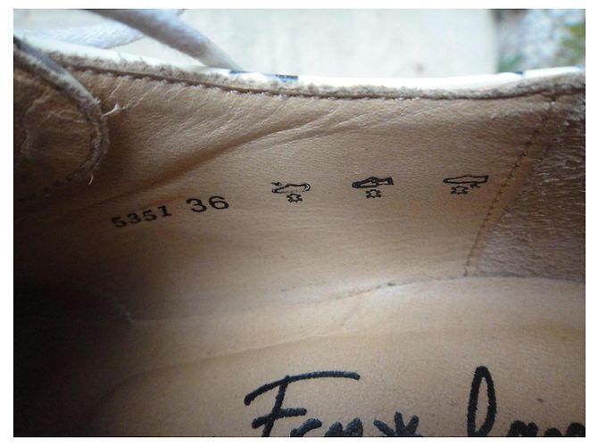Derbies Free Lance in pelle verniciata bianca Bianco - vista 8