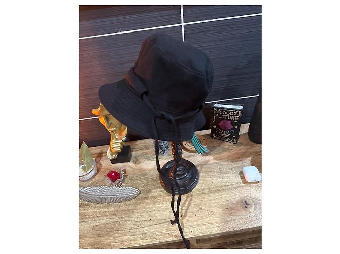 Jacquemus BOB Hut schwarz Baumwolle - Ansicht 2