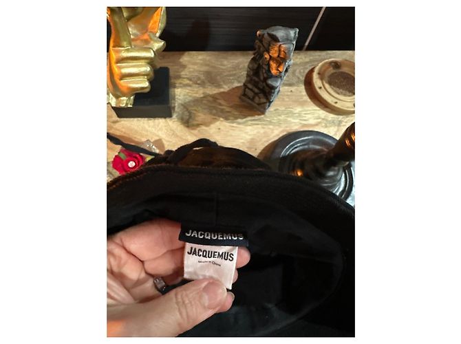 Jacquemus BOB Hut schwarz Baumwolle - Ansicht 3