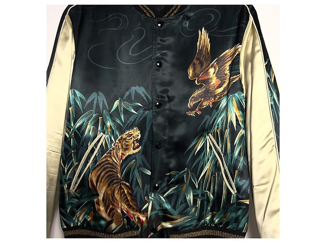 Saint Laurent Paris SS2016 Tiger and Eagle Jacket Multiple colors - view 4